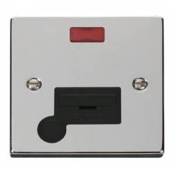Click Deco Victorian Polished chrome 13A Fused Connection Unit With Neon & Optional Flex Outlet Click Deco Victorian Polished chrome 13A Fused Connection Unit With Neon & Optional Flex Outlet