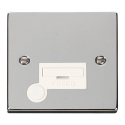 Click Deco Victorian Polished chrome 13A Fused Connection Unit With Optional Flex Outlet Click Deco Victorian Polished chrome 13A Fused Connection Unit With Optional Flex Outlet