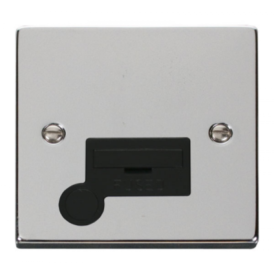 Click Deco Victorian Polished chrome 13A Fused Connection Unit With Optional Flex Outlet Click Deco Victorian Polished chrome 13A Fused Connection Unit With Optional Flex Outlet