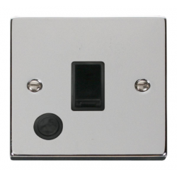 Click Deco Victorian Polished chrome 20A 1-GANG DP SWITCH + F/O BK Click Deco Victorian Polished chrome 20A 1-GANG DP SWITCH + F/O BK
