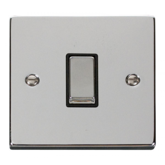 Click Deco Victorian Polished chrome INGOT 10A 1-GANG 2-WAY SWITCH Click Deco Victorian Polished chrome INGOT 10A 1-GANG 2-WAY SWITCH