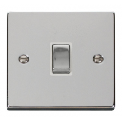 Click Deco Victorian Polished chrome INGOT 20A 1G DP SW W/O FLEX OUTLET