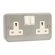 2 Gang 13A DP Switched Socket Outlet 2 Gang 13A DP Switched Socket Outlet