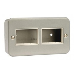 2 Gang Switch Plate – 3+3 Aperture 2 Gang Switch Plate – 3+3 Aperture