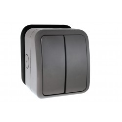 1 Gang 10AX 2 Way IP66 Weatherproof Switch Unit 1 Gang 10AX 2 Way IP66 Weatherproof Switch Unit