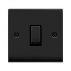 Click Deco Victorian Matt Black 10AX INGOT 1G INTERMEDIATE SWITCH Click Deco Victorian Matt Black 10AX INGOT 1G INTERMEDIATE SWITCH