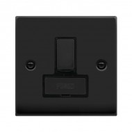 Click Deco Victorian Matt Black 13A Ingot DP Switched Fused Connection Unit Click Deco Victorian Matt Black 13A Ingot DP Switched Fused Connection Unit