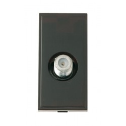 New Media Black 1 Gang Female Satellite Module New Media Black 1 Gang Female Satellite Module