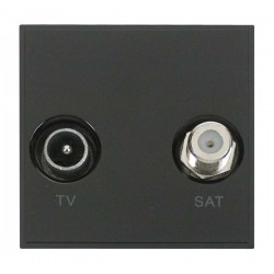New Media Black Diplexed TV and Satellite Module New Media Black Diplexed TV and Satellite Module