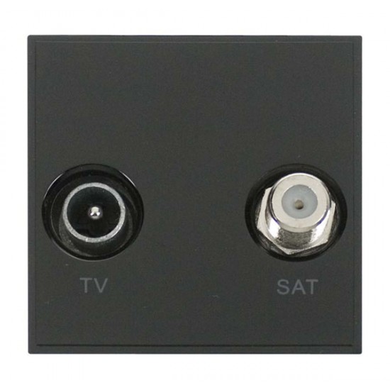 New Media Black Diplexed TV and Satellite Module New Media Black Diplexed TV and Satellite Module