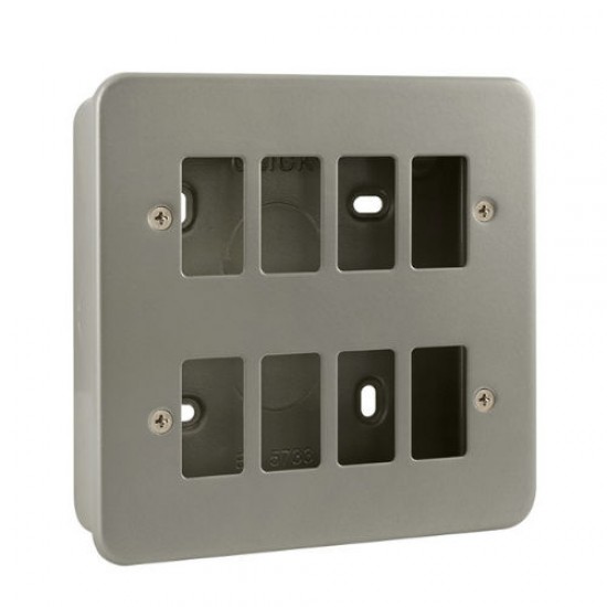 CLICK GRIDPRO 8 GANG METAL CLAD PLATE CLICK GRIDPRO 8 GANG METAL CLAD PLATE