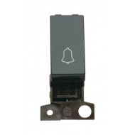 MiniGrid Black 10AX 2 Way BELL Retractive Switch Module MiniGrid Black 10AX 2 Way BELL Retractive Switch Module