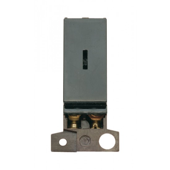MiniGrid Black 13A 10AX Double Pole Keyswitch Module MiniGrid Black 13A 10AX Double Pole Keyswitch Module