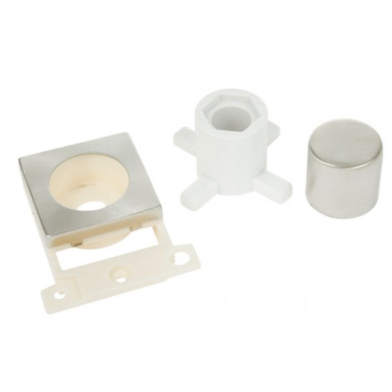 MiniGrid Brushed Steel Dimmer Module Mounting Kit Module