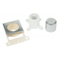 MiniGrid Polished Chrome Dimmer Module Mounting Kit Module