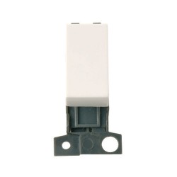 MiniGrid Polar White 10A 3 Position Retractive Switch Module