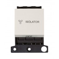 MiniGrid Polar White 10A 3 Pole Fan Isolation Switch Module MiniGrid Polar White 10A 3 Pole Fan Isolation Switch Module