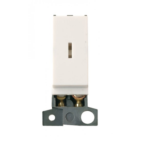 MiniGrid Polar White 10AX 2 Way Keyswitch Module