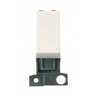 MiniGrid Polar White 10AX 2 Way Retractive Switch Module MiniGrid Polar White 10AX 2 Way Retractive Switch Module