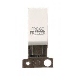 MiniGrid Polar White 13A 10AX Double Pole FRIDGE FREEZER Switch Module MiniGrid Polar White 13A 10AX Double Pole FRIDGE FREEZER Switch Module