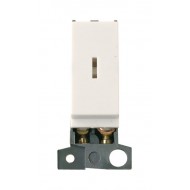 MiniGrid Polar White 13A 10AX Double Pole Keyswitch Module MiniGrid Polar White 13A 10AX Double Pole Keyswitch Module