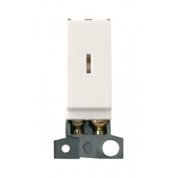MiniGrid Polar White 13A 10AX Double Pole Keyswitch Module MiniGrid Polar White 13A 10AX Double Pole Keyswitch Module