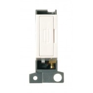 MiniGrid Polar White 13A Fused Spur Module - White Insert