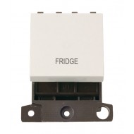 MiniGrid Polar White 20A Twin Width Double Pole FRIDGE Switch Module MiniGrid Polar White 20A Twin Width Double Pole FRIDGE Switch Module