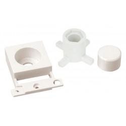 MiniGrid Polar White Dimmer Module Mounting Kit Module