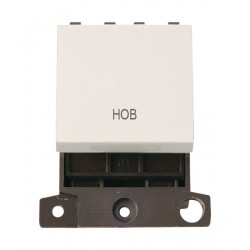 MiniGrid Polar White Ingot 20A Twin Width Double Pole HOB Switch Module MiniGrid Polar White Ingot 20A Twin Width Double Pole HOB Switch Module