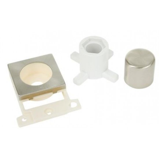 MiniGrid Satin Chrome Dimmer Module Mounting Kit Module MiniGrid Satin Chrome Dimmer Module Mounting Kit Module