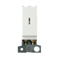 MiniGrid Click White 10AX 2 Way Keyswitch Module