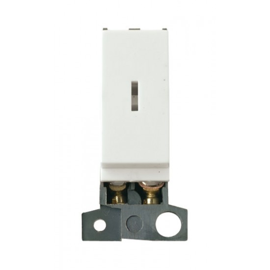 MiniGrid Click White 10AX 2 Way Keyswitch Module