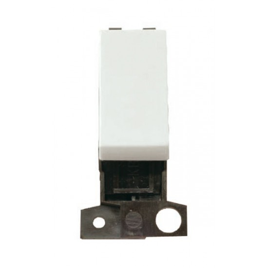 MiniGrid Click White 10AX 2 Way Retractive Switch Module MiniGrid Click White 10AX 2 Way Retractive Switch Module