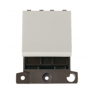 MiniGrid Click White Ingot 20A Twin Width Double Pole Switch Module MiniGrid Click White Ingot 20A Twin Width Double Pole Switch Module