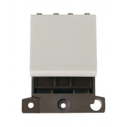 MiniGrid Click White Ingot 20A Twin Width Double Pole Switch Module MiniGrid Click White Ingot 20A Twin Width Double Pole Switch Module