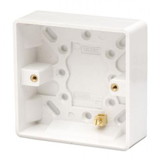 1 GANG 25MM DEEP PATTRESS BOX