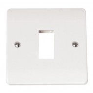 1 GANG PLATE SINGLE APERTURE 1 GANG PLATE SINGLE APERTURE