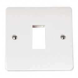 1 GANG PLATE SINGLE APERTURE 1 GANG PLATE SINGLE APERTURE