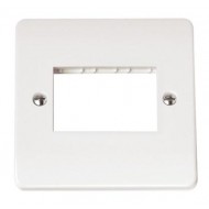 1 GANG PLATE TRIPLE APERTURE 1 GANG PLATE TRIPLE APERTURE