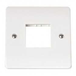 1 GANG PLATE TWIN APERTURE 1 GANG PLATE TWIN APERTURE