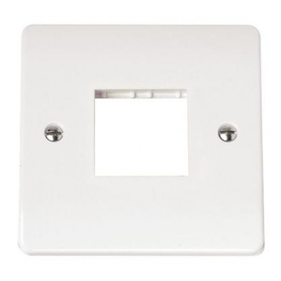 1 GANG PLATE TWIN APERTURE 1 GANG PLATE TWIN APERTURE