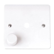 1 Gang Single Dimmer Plate & Knob 1 Gang Single Dimmer Plate & Knob