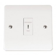 10AX 1 GANG DP 'EMERGENCY TEST' KEY SWITCH 10AX 1 GANG DP 'EMERGENCY TEST' KEY SWITCH