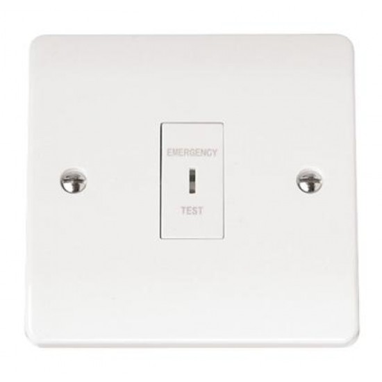 10AX 1 GANG DP 'EMERGENCY TEST' KEY SWITCH 10AX 1 GANG DP 'EMERGENCY TEST' KEY SWITCH