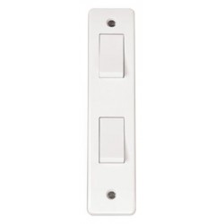 10AX 2 GANG 2 WAY ARCHITRAVE SWITCH 10AX 2 GANG 2 WAY ARCHITRAVE SWITCH