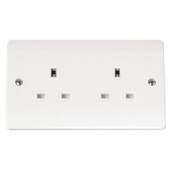 13A 2 GANG SOCKET OUTLET TWIN EARTH 13A 2 GANG SOCKET OUTLET TWIN EARTH