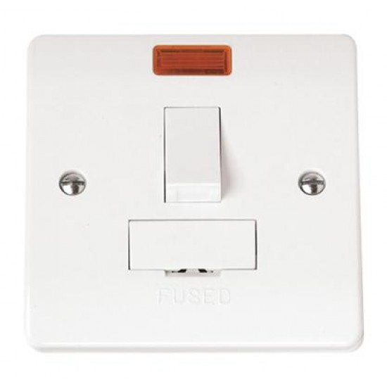 13A FUSED CONNECTION UNIT DP SWITCHED WITH NEON 13A FUSED CONNECTION UNIT DP SWITCHED WITH NEON
