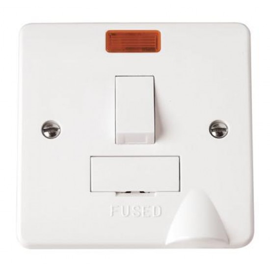 13A FUSED CONNECTION UNIT DP SWITCHED WITH NEON