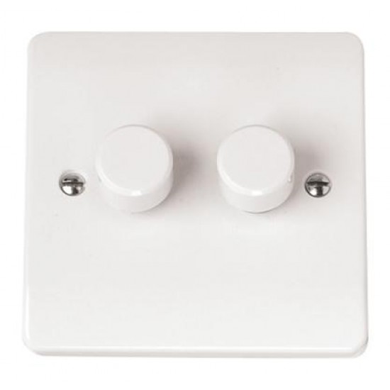 2 GANG 2 WAY 250Va RESISTIVE/INDUCTIVE DIMMER 2 GANG 2 WAY 250Va RESISTIVE/INDUCTIVE DIMMER